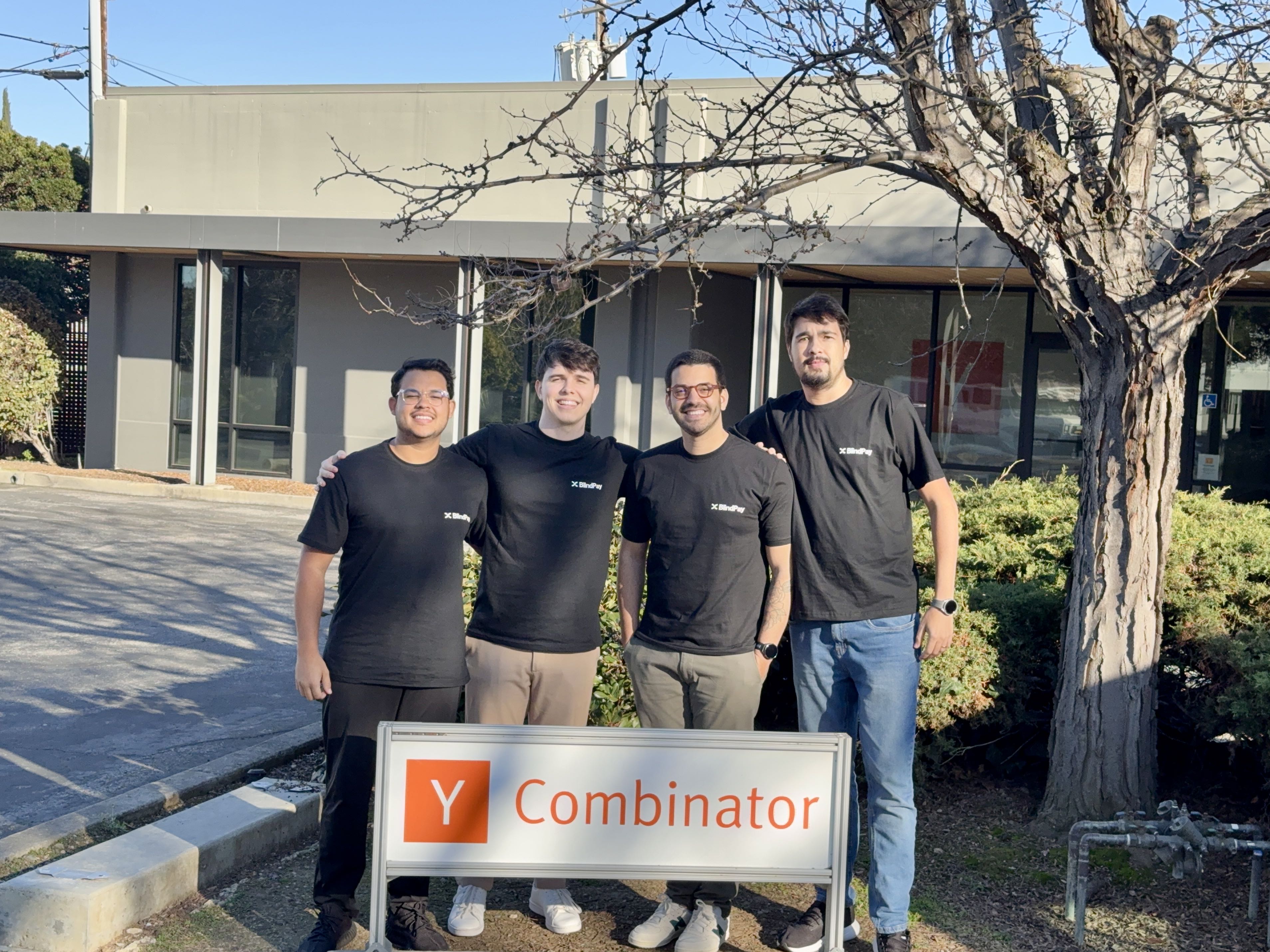 BlindPay team at Y Combinator Demo Day